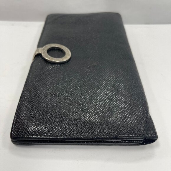 Bvlgari Black Leather Bifold Long Wallet - Preowned - Picture 2 of 13